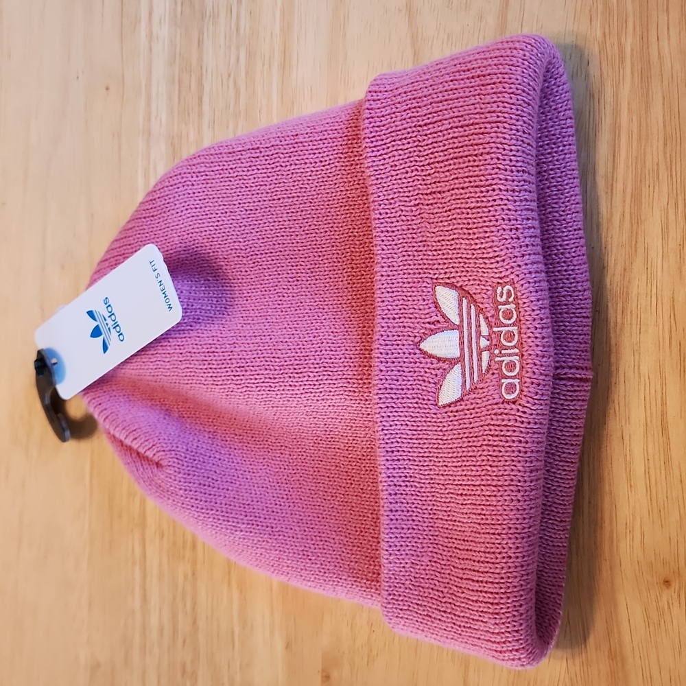 Adidas Trefoil Rose Ton Pink/White Beanie